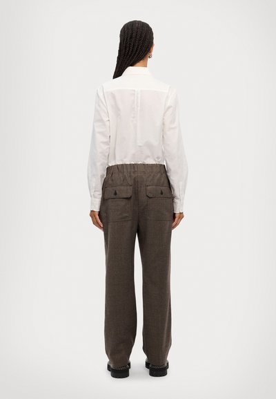 WEEKEND MaxMara HATELEY - Hlače - marrone scuro