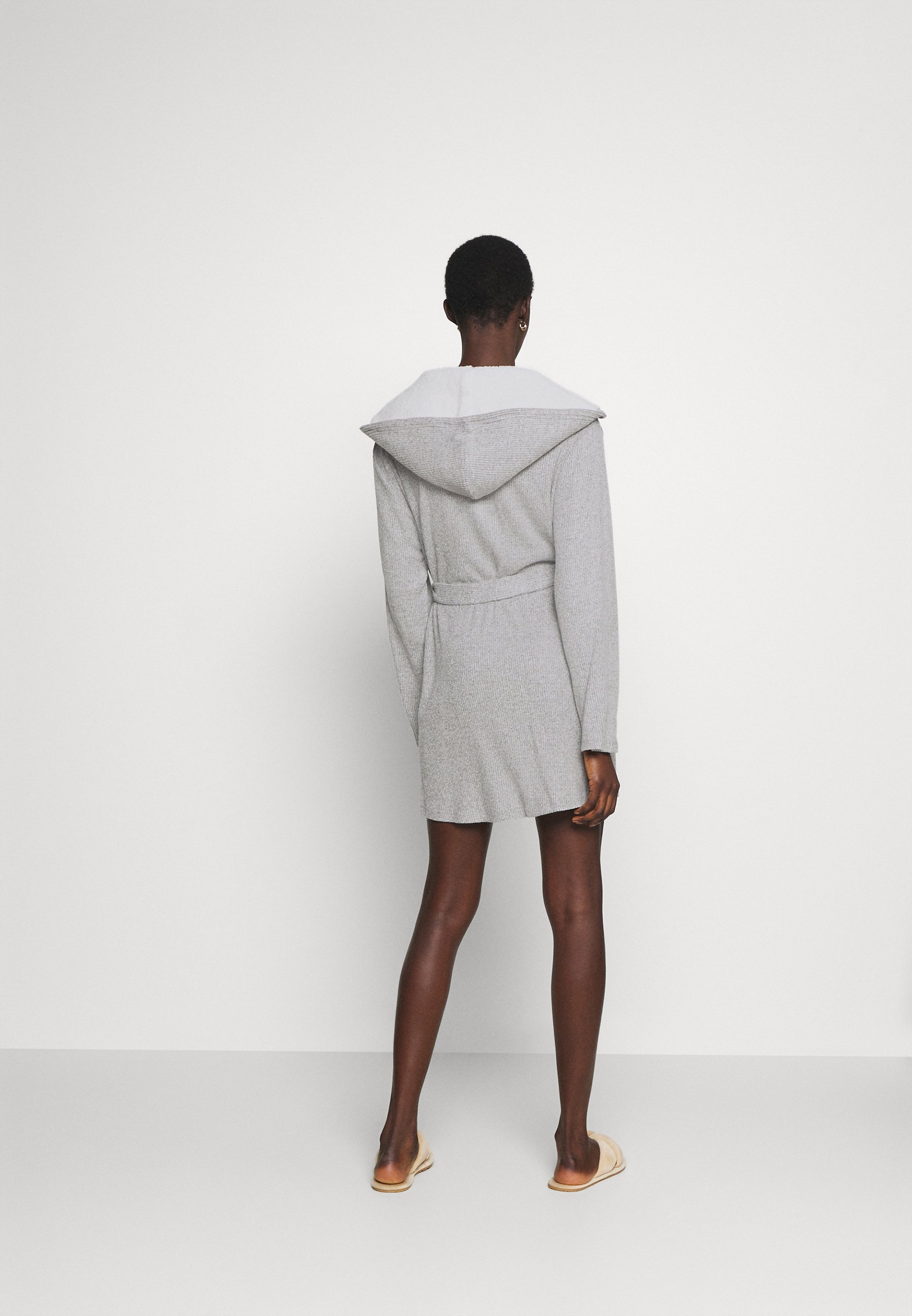 Damen RIBBED BATHROBE - Bademantel Damen RIBBED BATHROBE - Bademantel