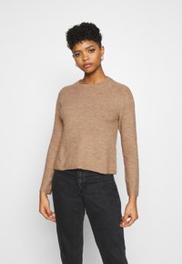 Pieces PCELLEN O-NECK  - Camisola - natural