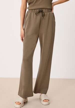 LOOSE: AUS MODALMIX - Spodnie materiałowe - dusty olive