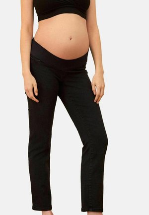 PREMIUM UNDERBUMP MATERNITY SLIM-FIT  - Jeans Slim Fit - black