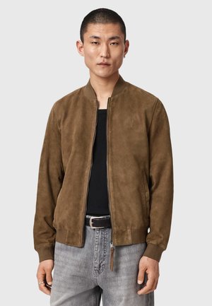 AllSaints MORTEN - Veste en cuir - karoo brown