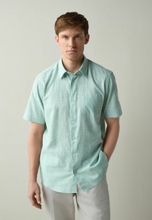 REGULAR FIT -  STRIPE SHORT SLEEVE - Hemd - green
