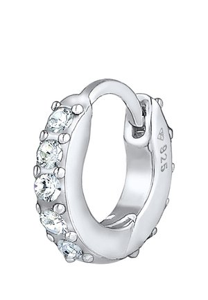 SPARKLING BASIC - MIT KRISTALLEN VON SWAROVSKI® - Örhänge - silberfarben