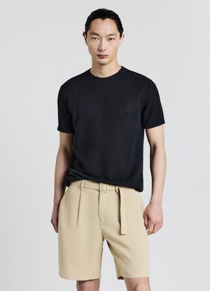 Calliope GIROCOLLO - Basic T-shirt - nero