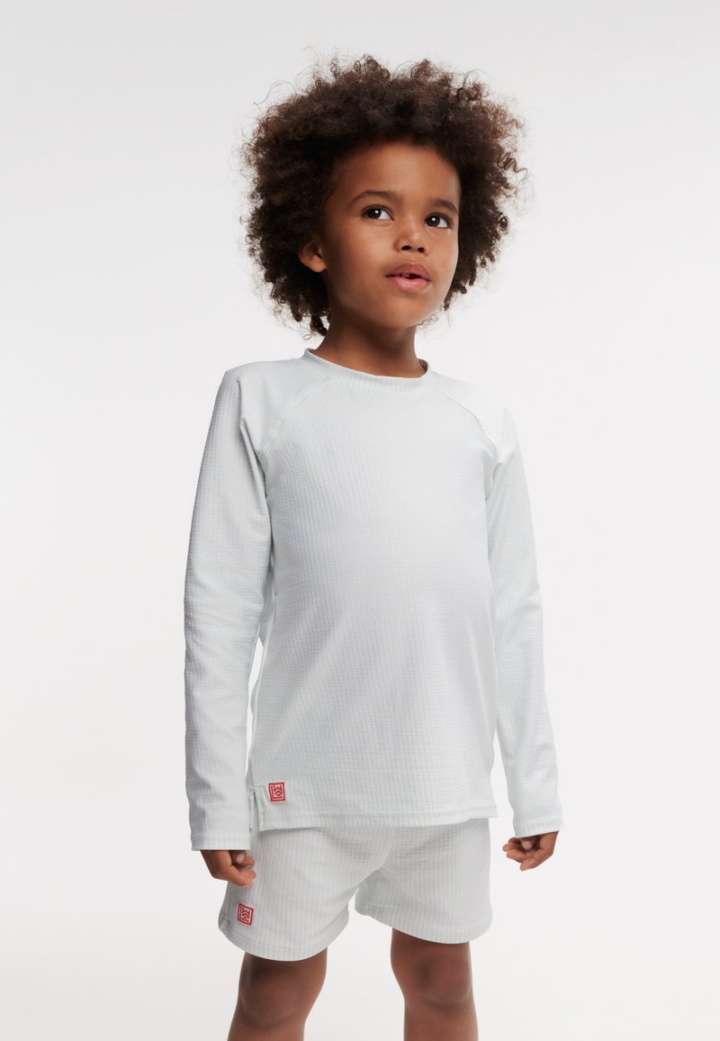 Liewood - NOAH LONGSLEEVE SWIM TEE UNISEX - Rash vest - pure sky/ reme de la creme, Enlarge