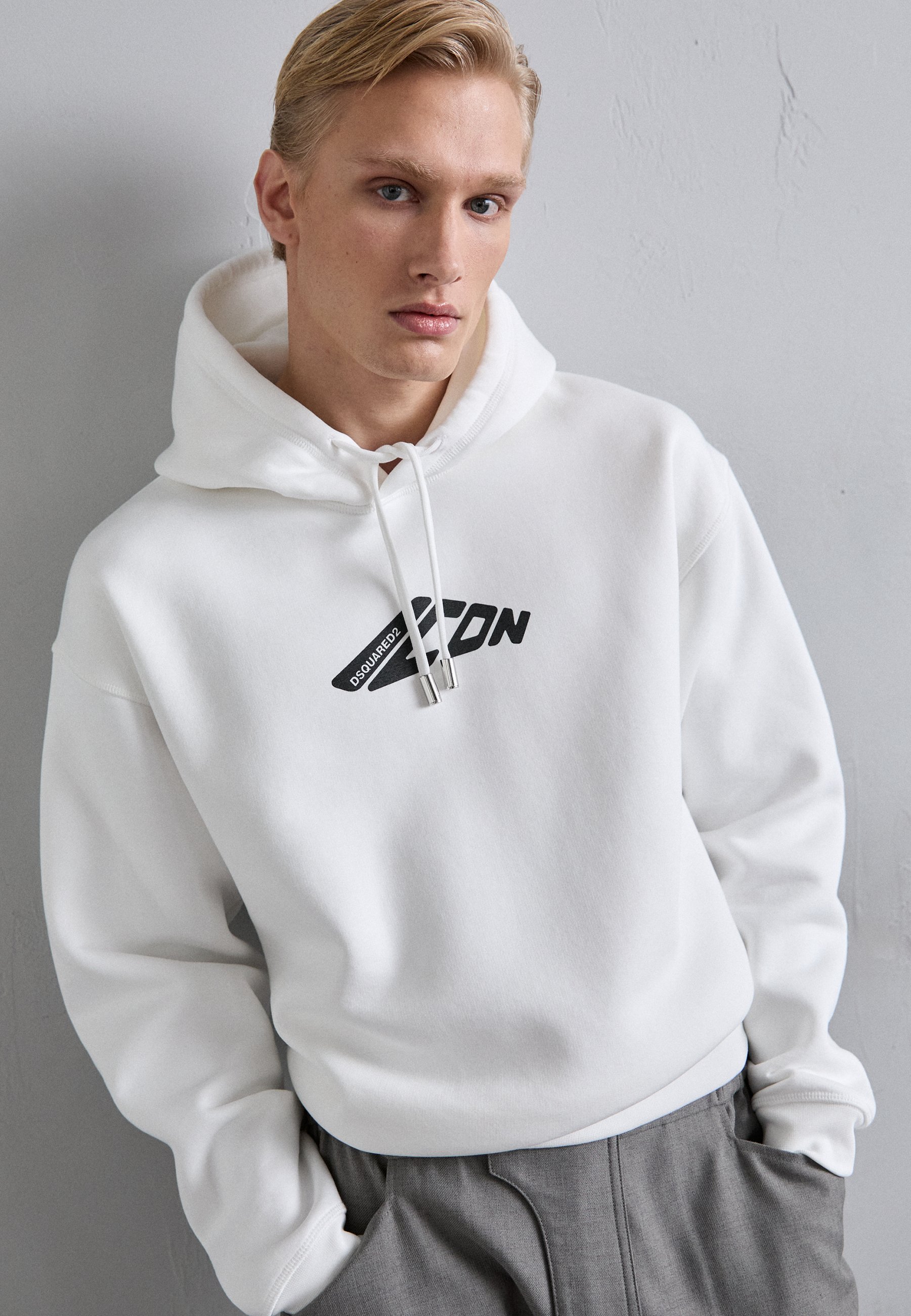 【関税送料込】☆D SQUARED2☆Icon Relax Fit Hoodie Icon New Generation Loose Fit Hoodie