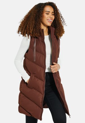 Waistcoat - dunkelbraun