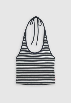 Levi's®, ELLA HALTER - Μπλούζα - ines stripe anthracite night jersey