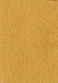 Tissu texturé d'une riche couleur jaune doré, présentant un motif tissé avec des fils visibles, créant une surface douce et durable.