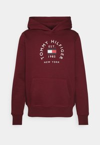 Tommy Hilfiger Felpa con cappuccio - bordeaux