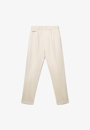 Calliope, PANTALONE LUNGO TINTA UNITA - Stoffhose - tortora chiaro