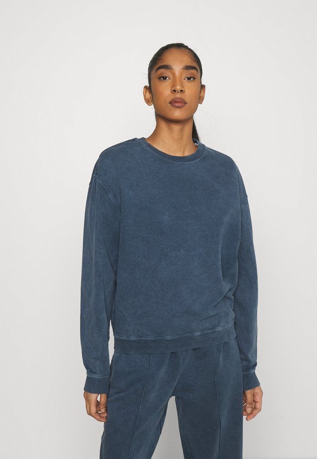 ACID WASH - Sweater - denim blue