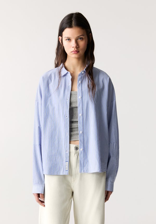 STRIPED WITH PUFF SLEEVES - Hemdbluse