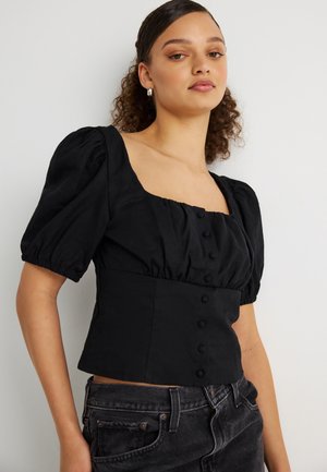 FRONT CORSET  - Bluse - black