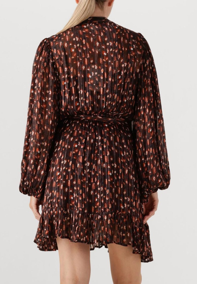 Notre-V Jurk bruin print/bruin