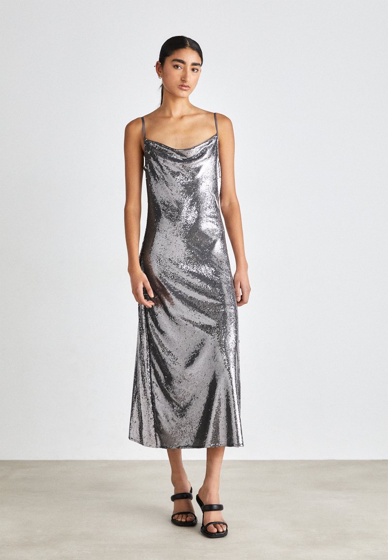 AllSaints HADLEY SEQUIN DRESS Cocktail dress / Party dress gunmetal