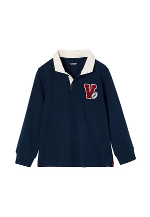 Vertbaudet, LONG-SLEEVED POLO SHIRT FOR BOYS - Polo shirt - bleu marine