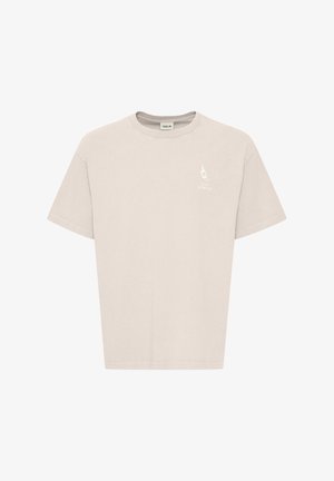 Solid, SDISMAIL BACKPRINT - T-shirt imprimé - rugby tan