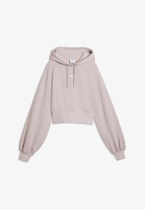 Puma, ESSENTIALS CROPPED BALLOON SLEEVE HOODIE - Kapuzenpullover - misty pink