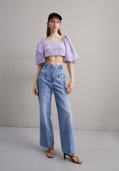 sandro BLONVILLA - Μπλουζάκι με στάμπα - lilas/noir