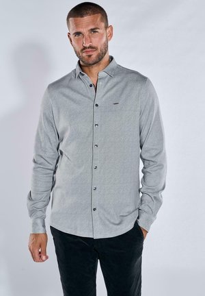 GEMUSTERT - Shirt - silbergrau
