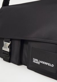 Karl Lagerfeld Jeans UTILITY MESSENGER UNISEX - Cross body bag - black