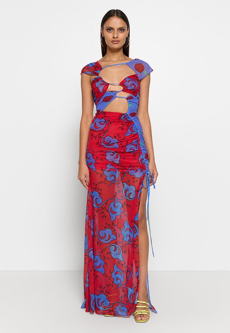 Versace Jeans Couture Maxi-jurk rood
