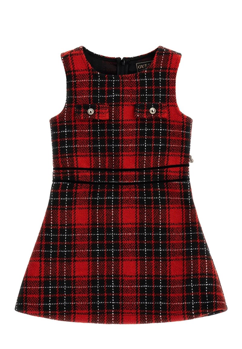 Guess MIT SCHOTTENKAROS Jumpsuit rot Zalando.de