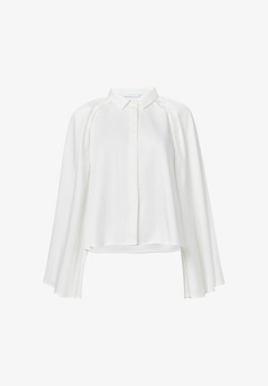 Leem, CAPE SLEEVES SHIRT - Button-down blouse - white