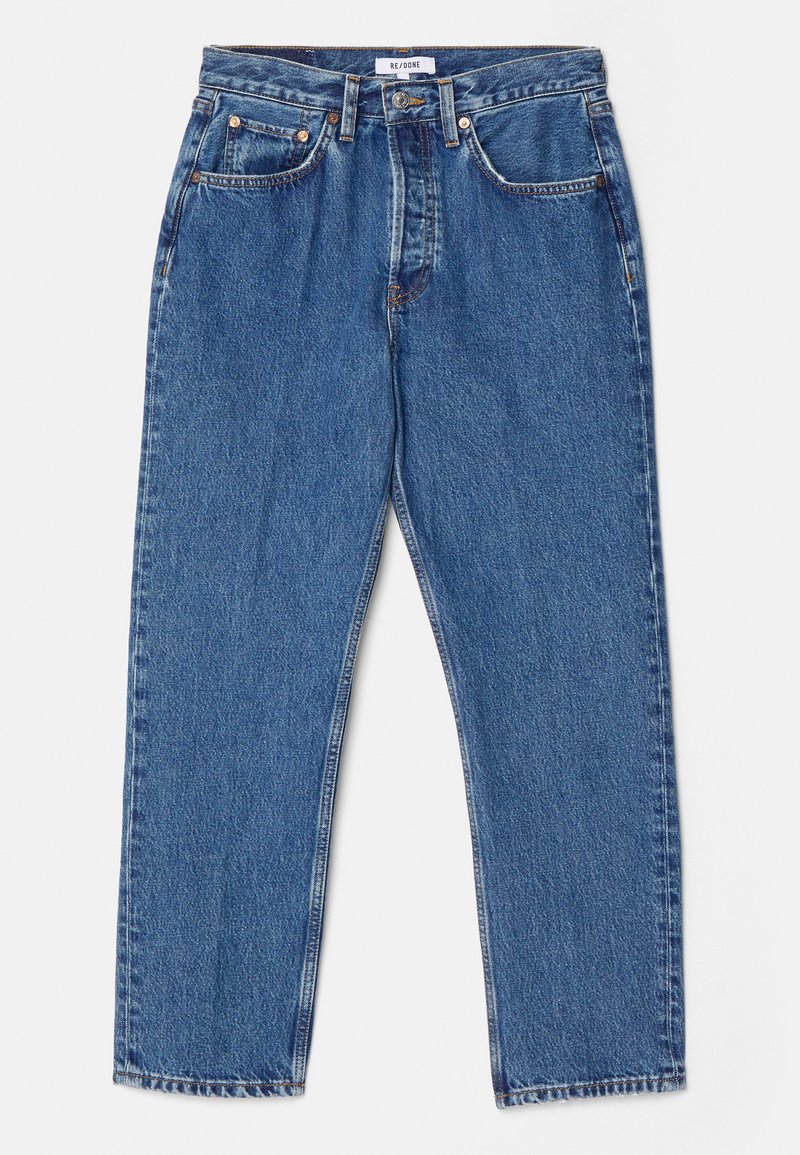 RE/DONE Straight leg jeans blauw denim/bluedenim RE/DONE Straight leg jeans blauw denim/bluedenim