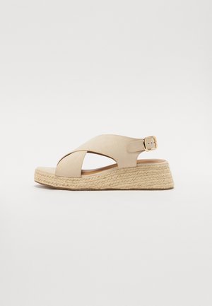 ONLMINERVA - Platform sandals - off white