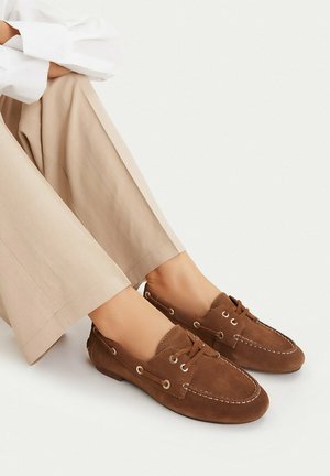Mexx, MEXX MOCCASINS WOMEN'S BROWN 5906751756447 - Sejlersko - brown
