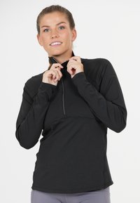 Endurance MIDLAYER LUCILE - Langarmshirt - black