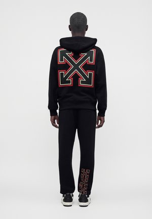 OFF-WHITE, ARROW REGULAR HOODIE - Sportska majica - black/red