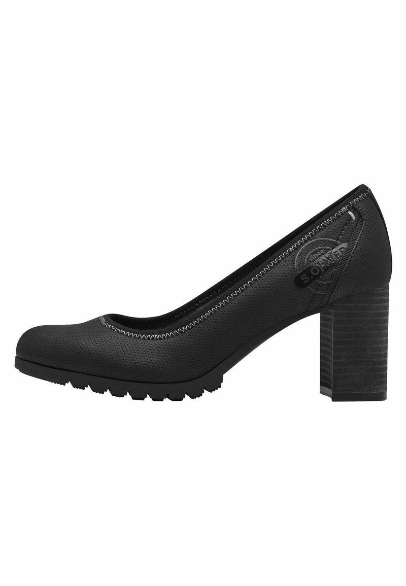 s.Oliver - Escarpins à plateforme - black, Agrandir
