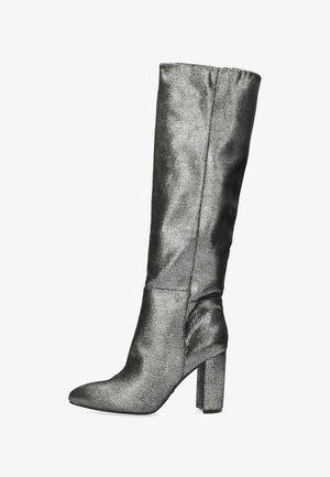 KRYSTAL INDY - Stivali alti - silver