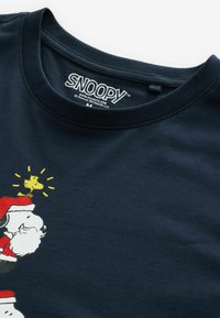 Next LICENCE CHRISTMAS - REGULAR FIT - Marškinėliai su spaudiniu - navy snoopy