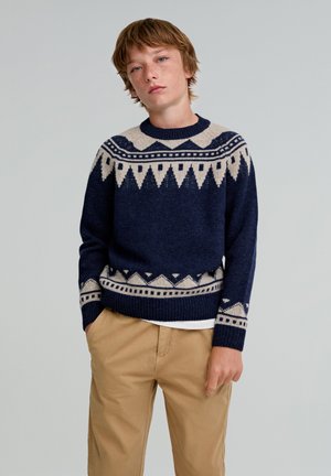 Scalpers RETRO - Jumper - navy