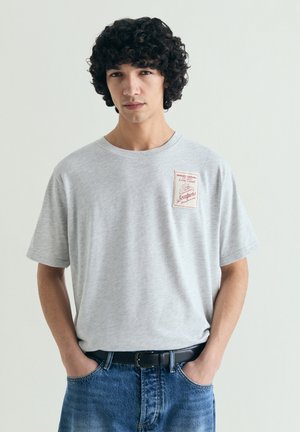 Scalpers, SCALPERS ANDALUSIAN TEE - Camiseta estampada - grey melange