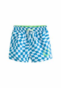 Next PRINTED REGULAR FIT  - Short de bain - blue checkerboard
