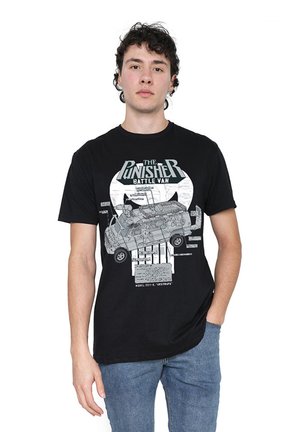 Marvel, MARVEL PUNISHER BATTLE VAN SPECS - Print T-shirt - black