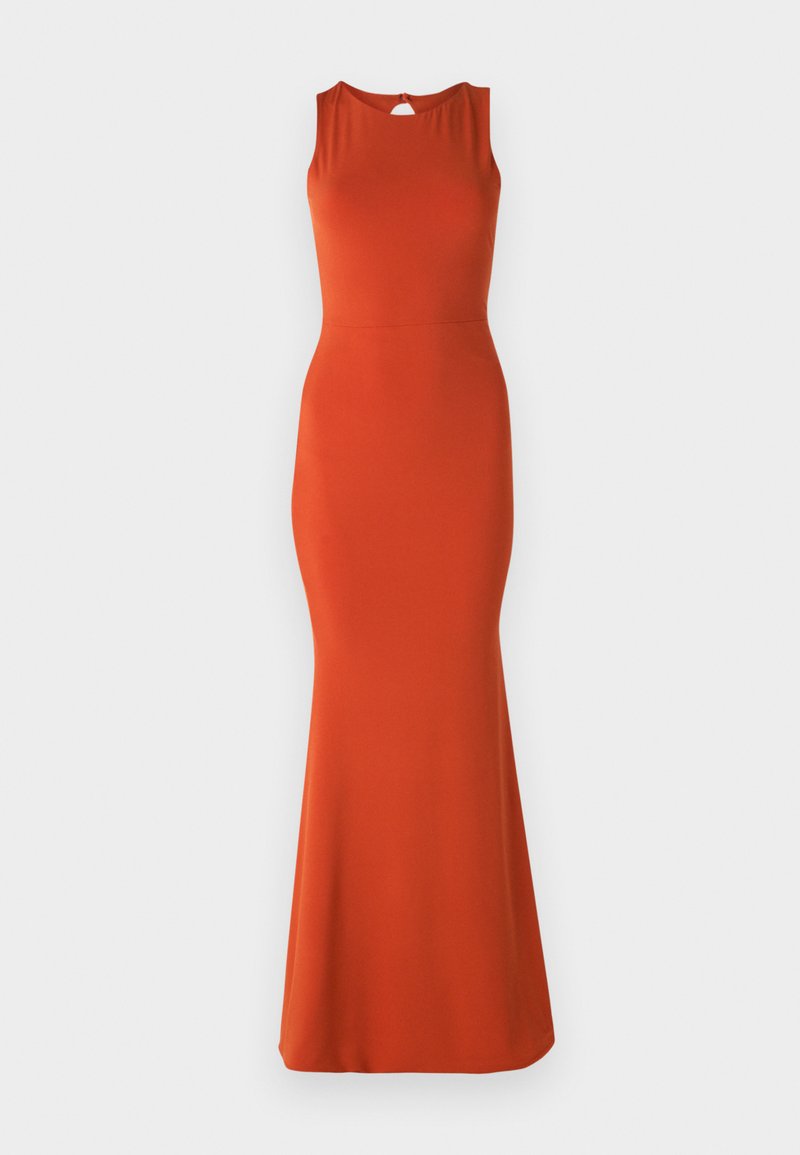 WAL G. BECKY OPEN BACK MAXI - Jersey dress - burnt orange/orange - Zalando.ie WAL G. BECKY OPEN BACK MAXI - Jersey dress - burnt orange/orange - Zalando.ie