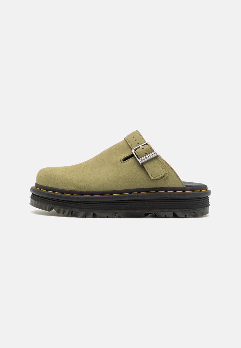 Dr. Martens ZEB ZAG UNISEX - Natikače - muted olive