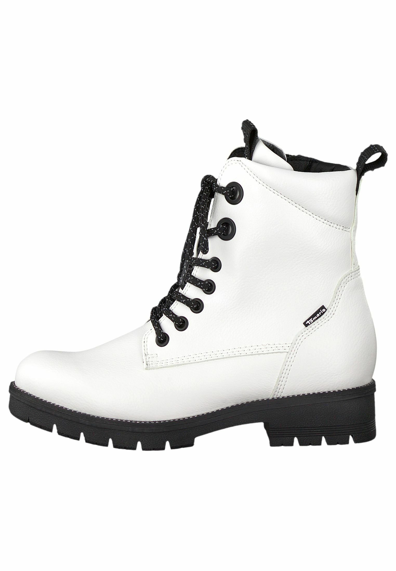 Tamaris Veterboots - white/wit - Zalando.nl