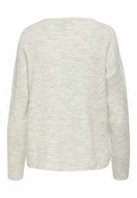 JDY JDYELANORA L/S V-NECK NOOS - Jumper - white