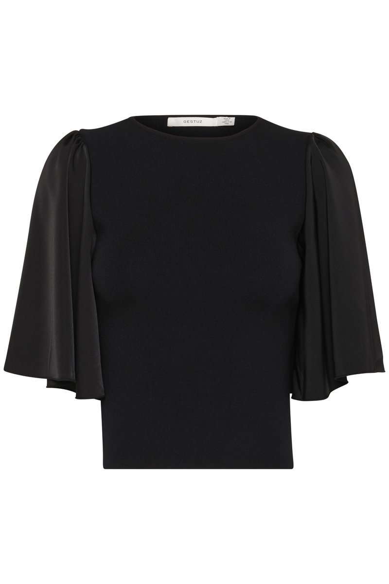 Gestuz T-shirt print zwart Gestuz T-shirt print zwart