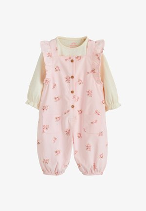 Next, REGULAR FIT - PRINT LONG SLEEVE 2 PIECE SET - Body - light pink ditsy