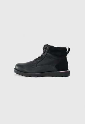 Bottines à lacets - black