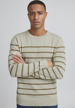 Solid BRICE  - Strickpullover - oatmeal